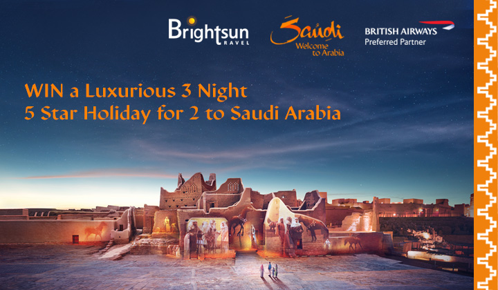 WIN a Luxurious 3 Night 5 Star Holiday for 2 to Saudi Arabia
